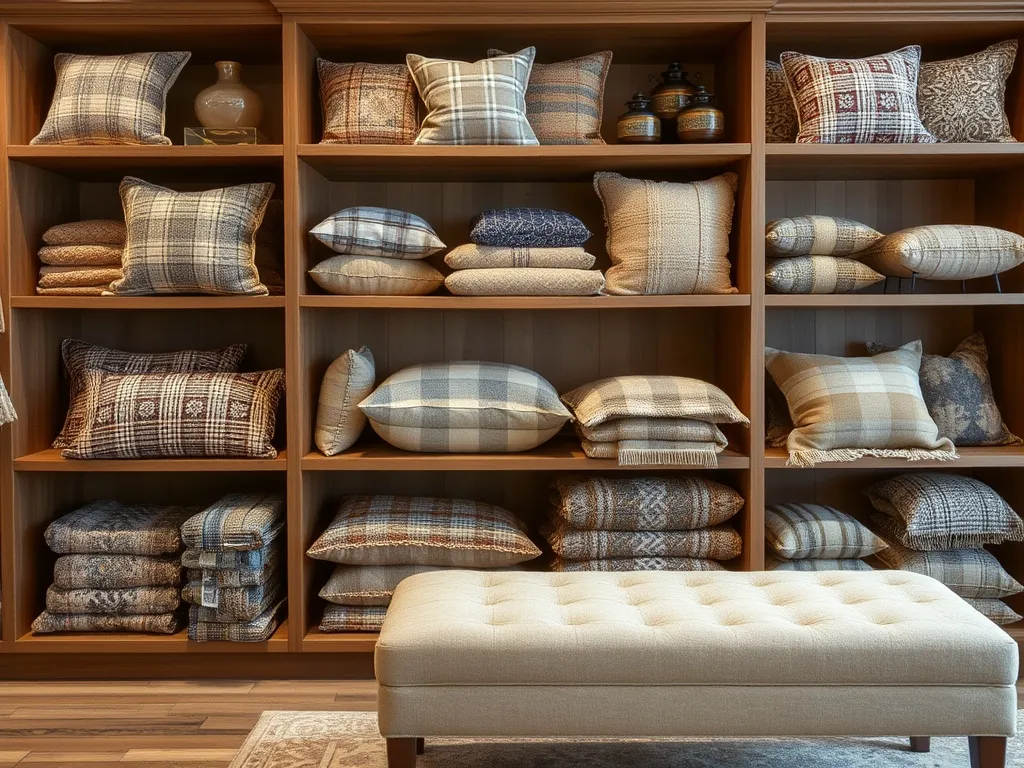 Wool throws and blankets Wool throws and blankets in warm colours