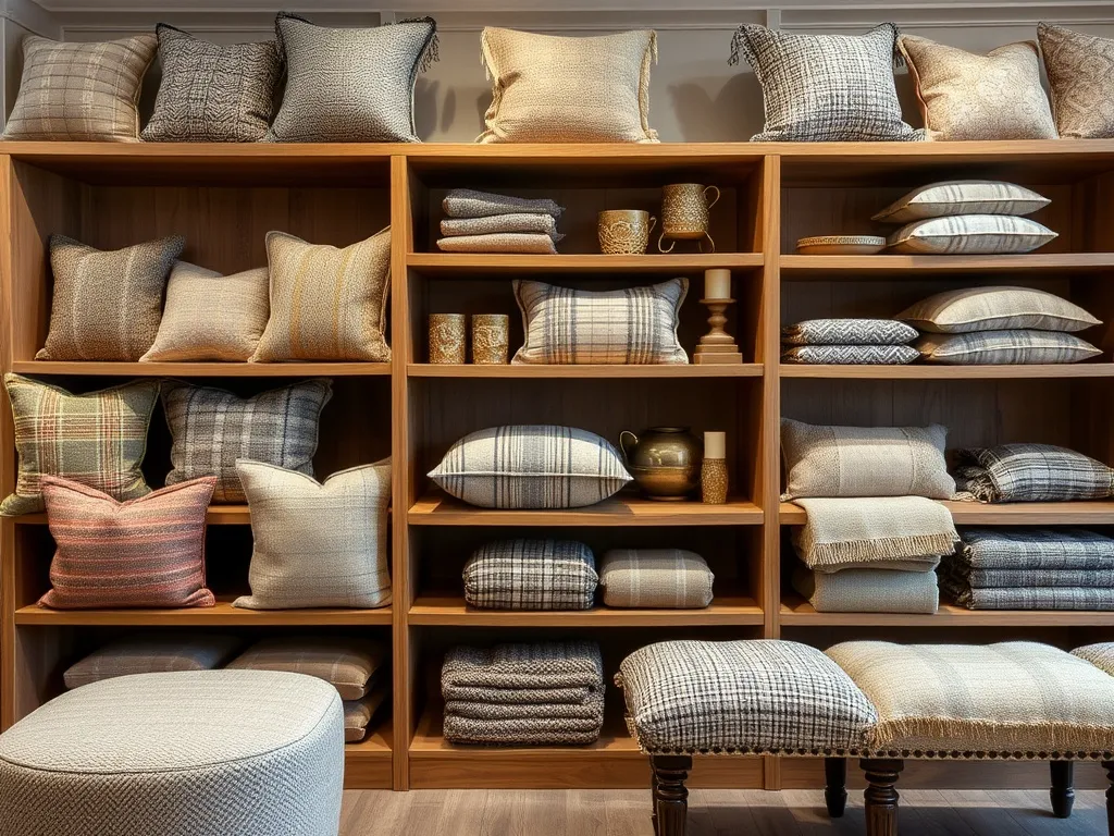 Bedroom styling Bedroom with throw and cushions