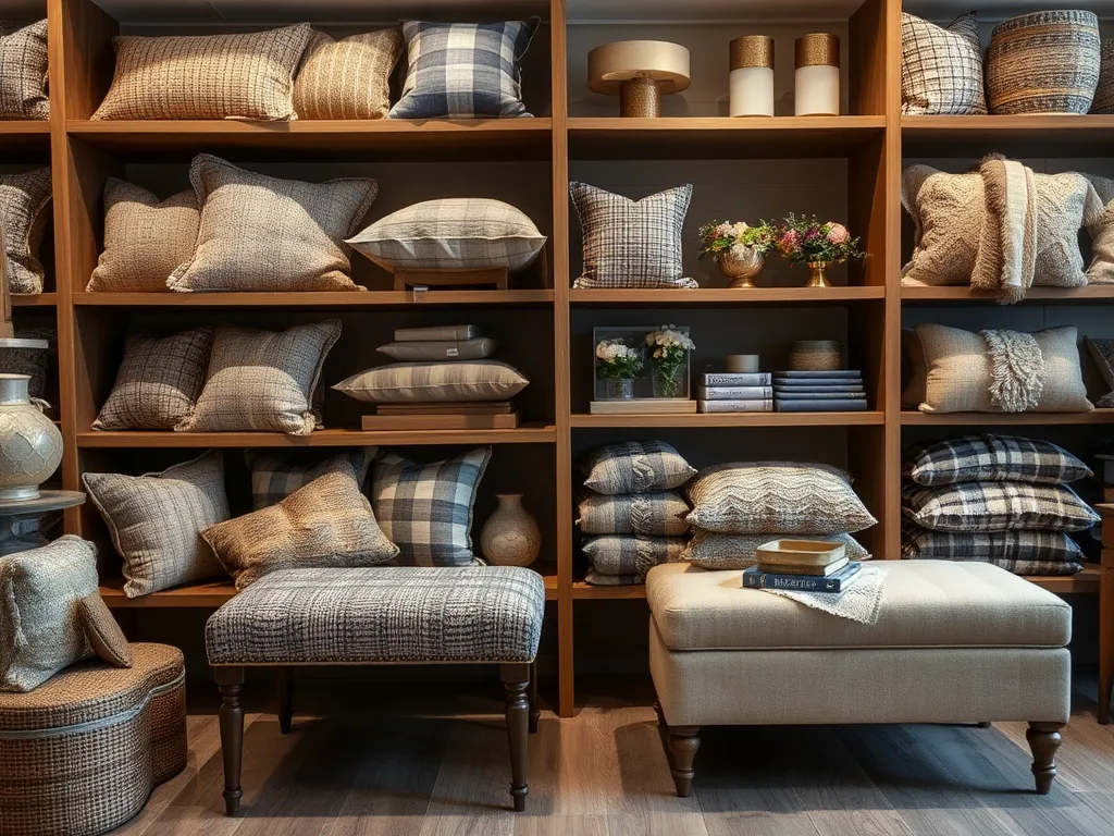 Tweed weaving loom and natural fibres