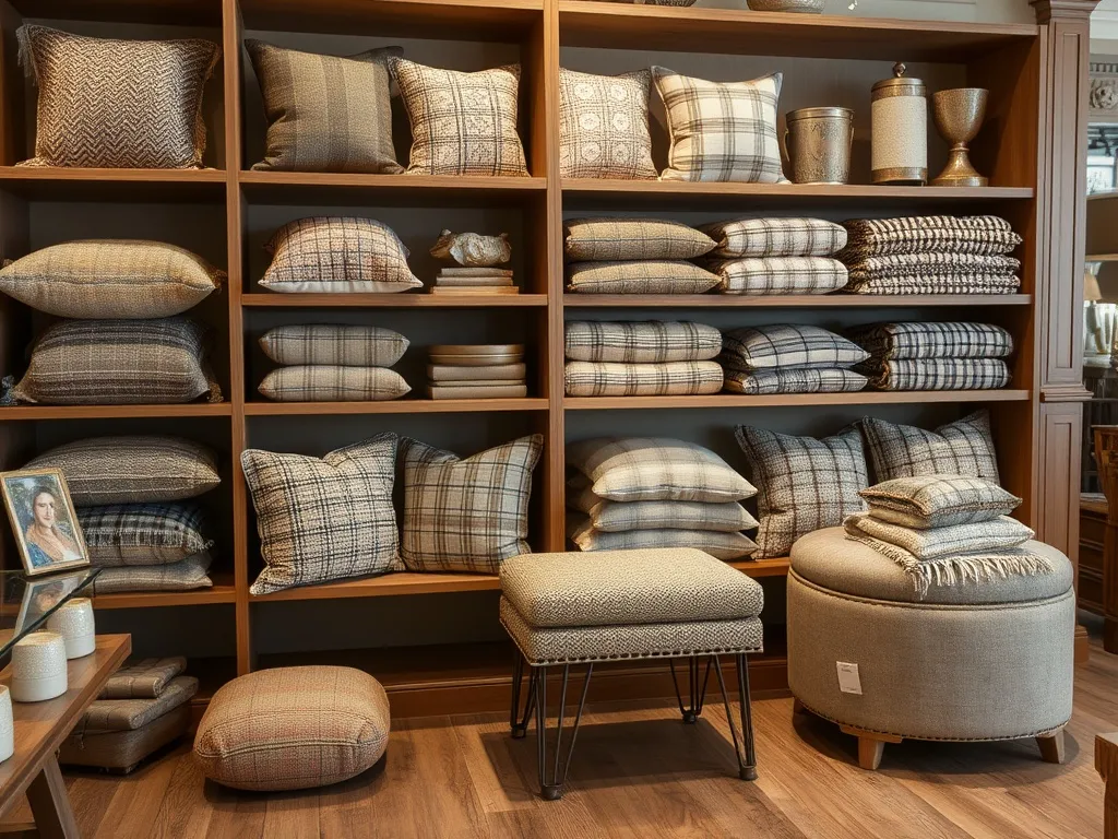 Natural wool fibres in earthy tones