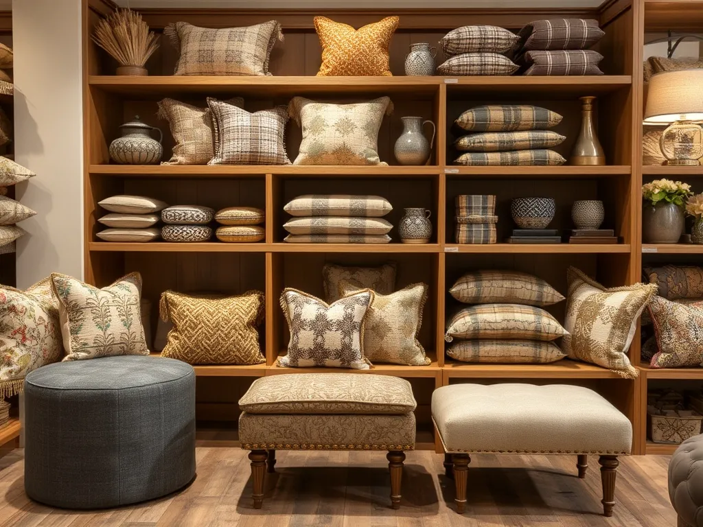 Bedroom with neutral bedding and throw