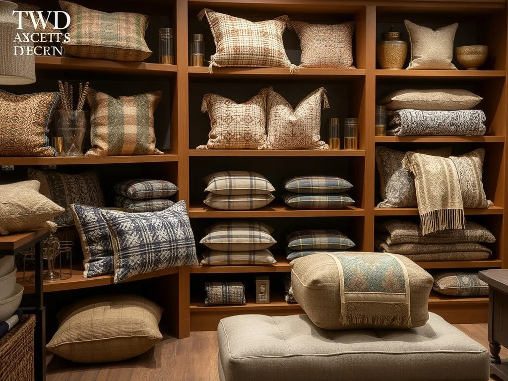 Minimal shelf with wool and ceramic