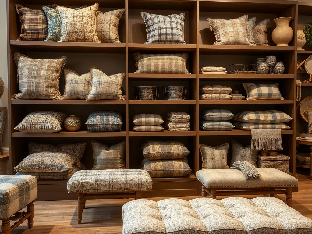 Basket with wool accessories