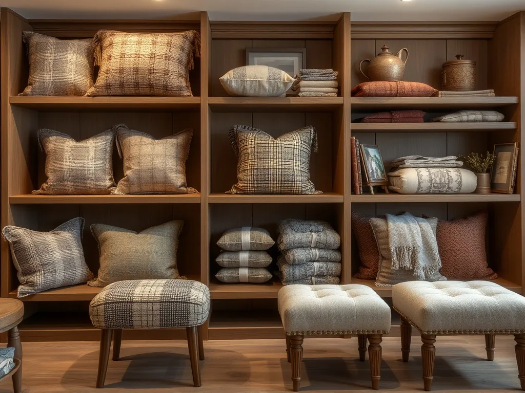 Lightweight throw in soft tones